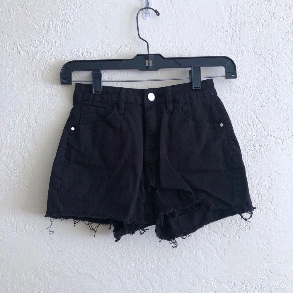 Black Fashion Nova Denim Shorts